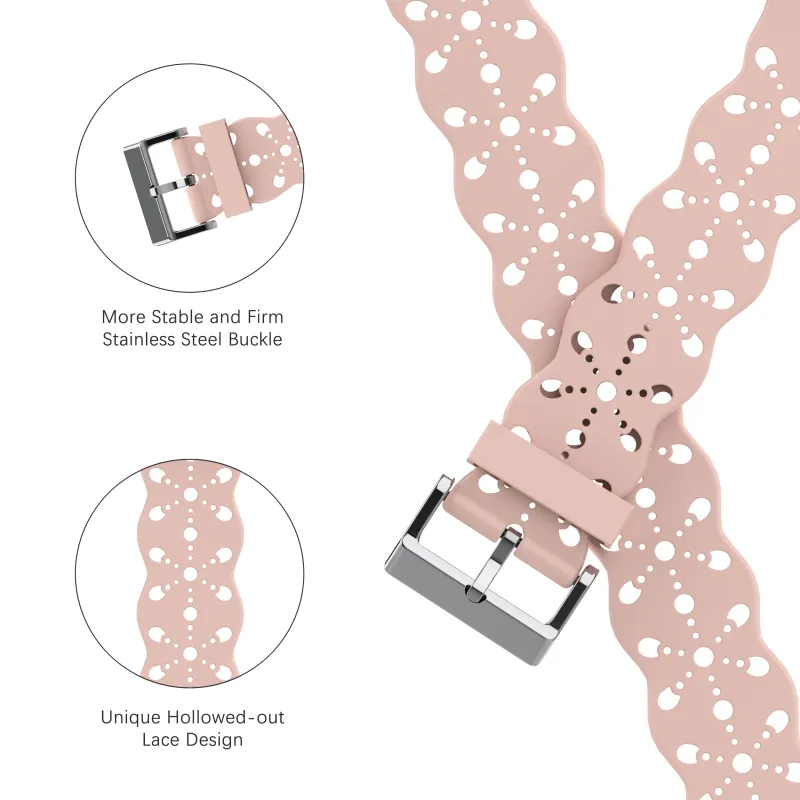 XINGYAAN Watch Band Apple Compatibility Silicone Material-6