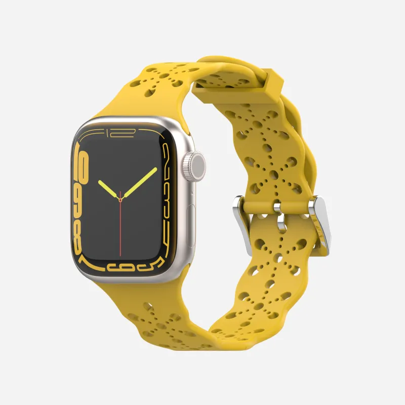 XINGYAAN Watch Band Apple Compatibility Silicone Material-13