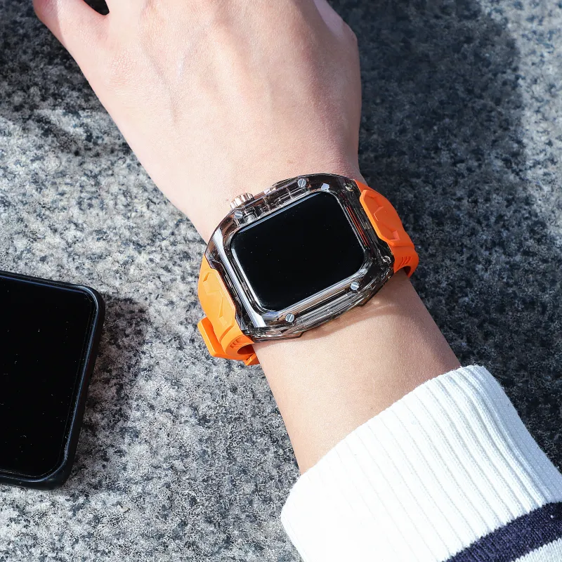 XINGYAAN Watch Band Apple Compatibility 223mm Pc Tpu Material-21