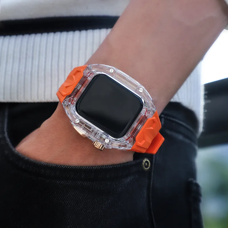 XINGYAAN Watch Band Apple Compatibility 223mm Pc Tpu Material-12