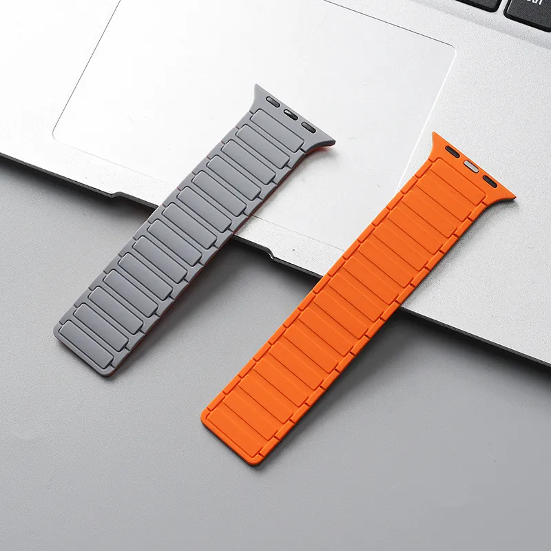 XINGYAAN Apple Compatibility Watch Band Liquid Silicone Material-2