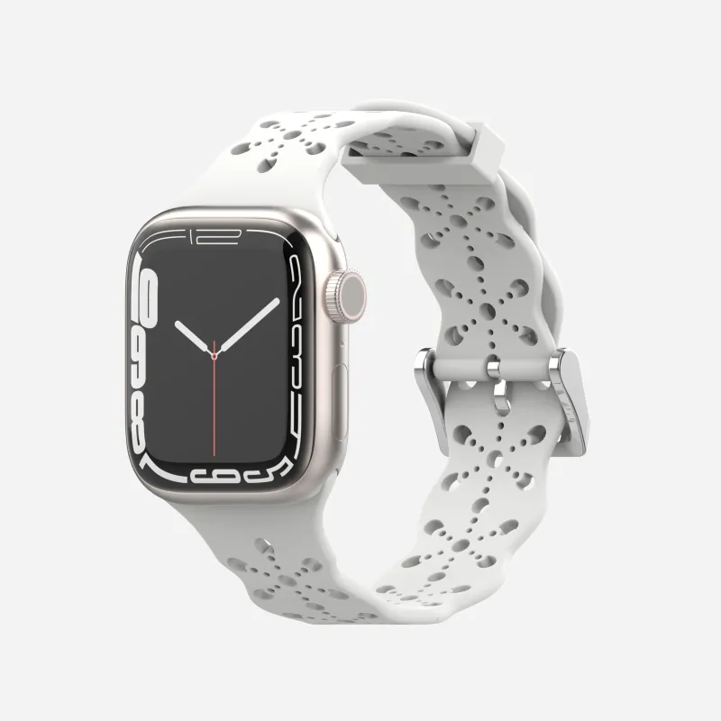 XINGYAAN Watch Band Apple Compatibility Silicone Material-29