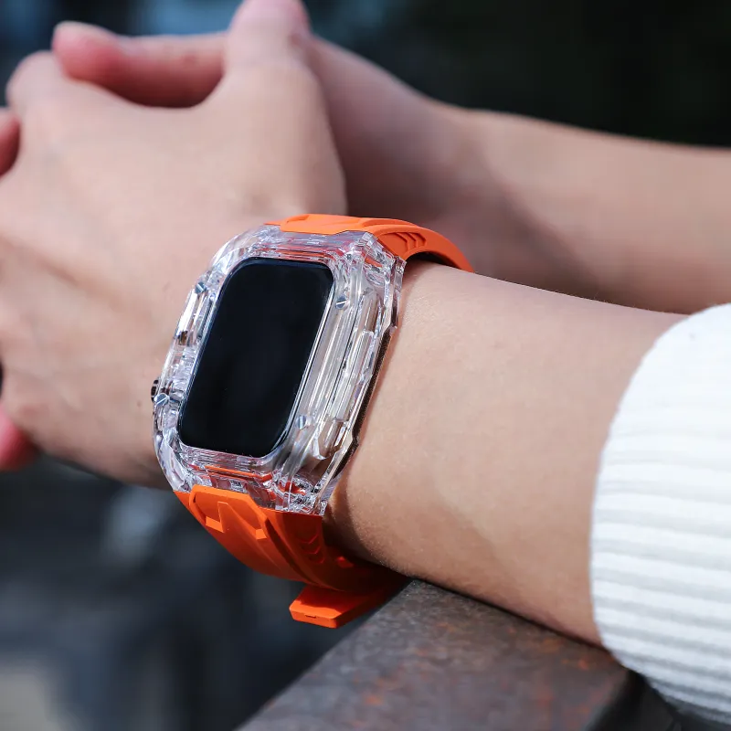 XINGYAAN Watch Band Apple Compatibility 223mm Pc Tpu Material-11