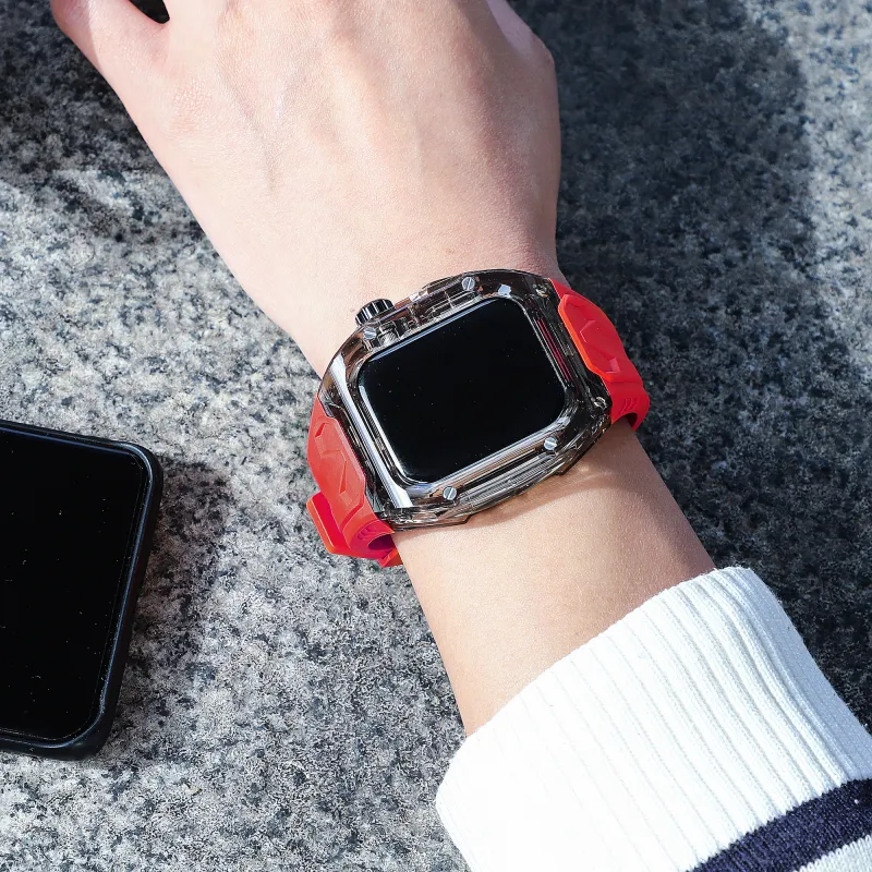 XINGYAAN Watch Band Apple Compatibility 223mm Pc Tpu Material-25
