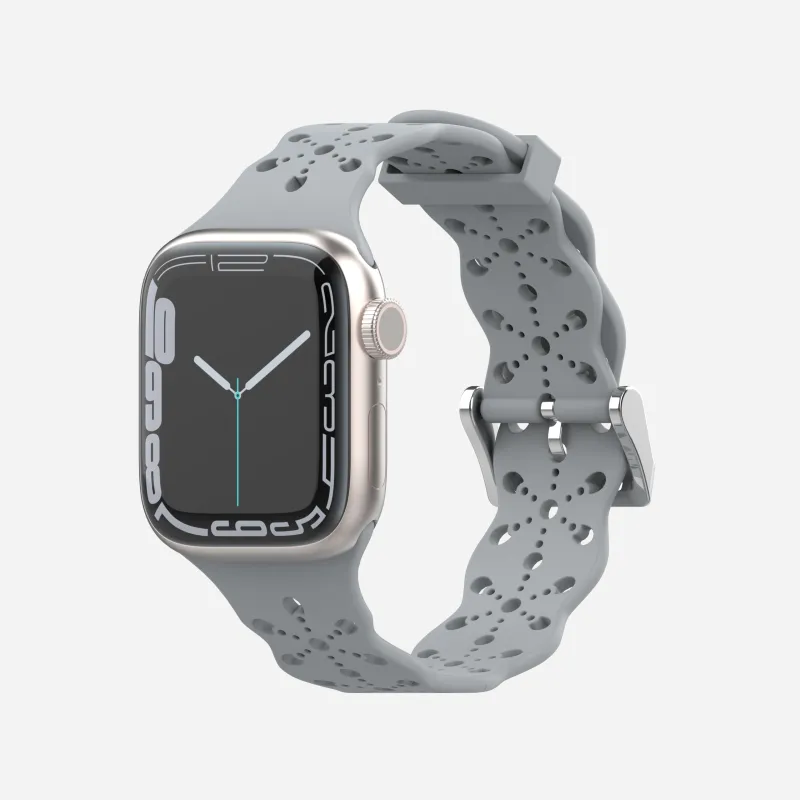 XINGYAAN Watch Band Apple Compatibility Silicone Material-33