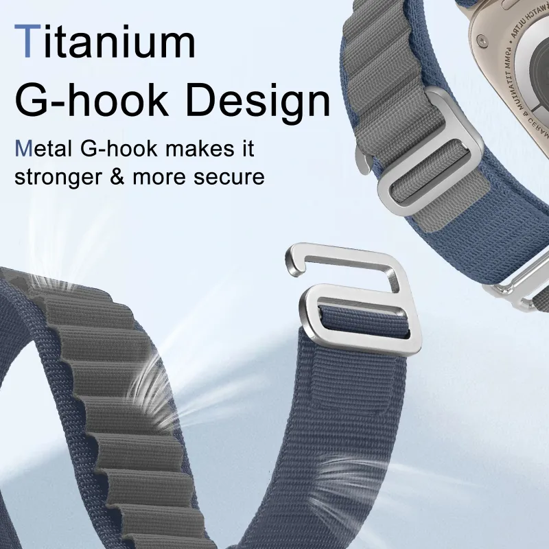 XINGYAAN Watch Band Apple Compatibility Nylon Material-9
