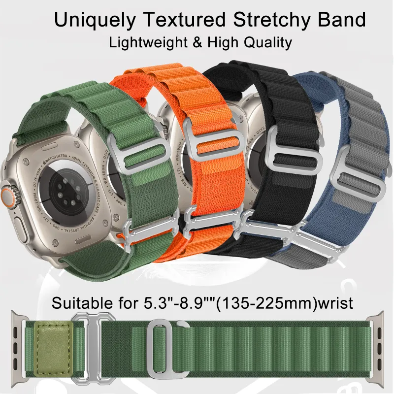 XINGYAAN Watch Band Apple Compatibility Nylon Material-14