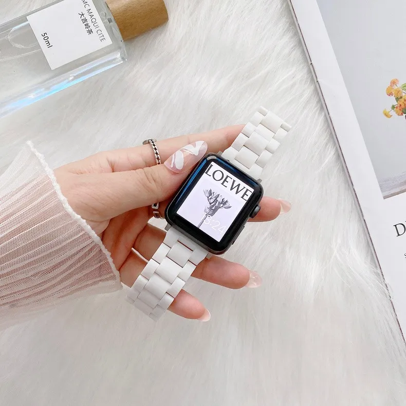 XINGYAAN Apple Compatibility Watch Band Ceramic Material-3