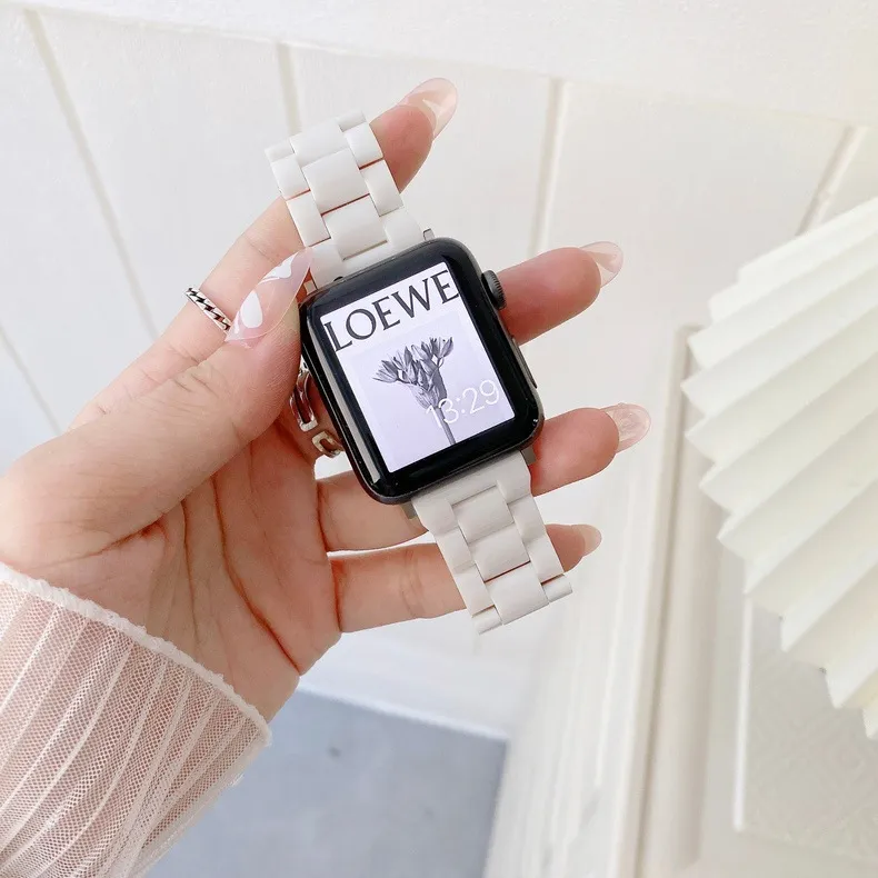 XINGYAAN Apple Compatibility Watch Band Ceramic Material-1
