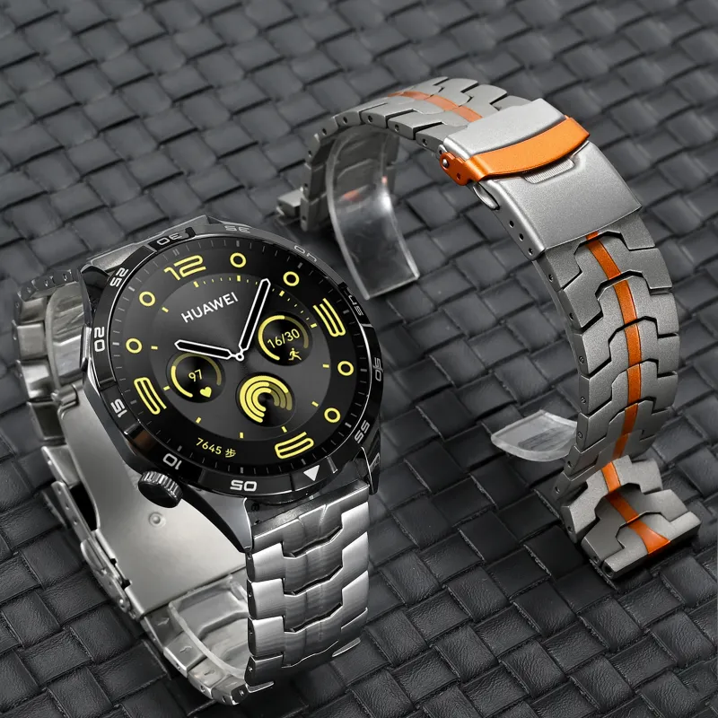 XINGYAAN Watch Band Huawei Compatibility 38 49mm Titanium Material-7