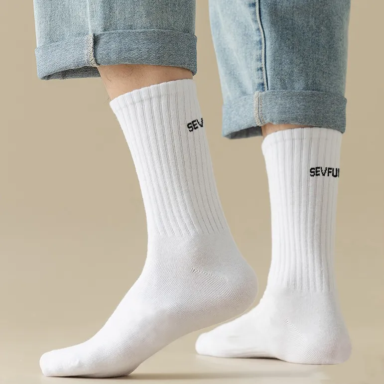 7 SEVFUN Mid Calf Socks Unisex 3 Pack-14