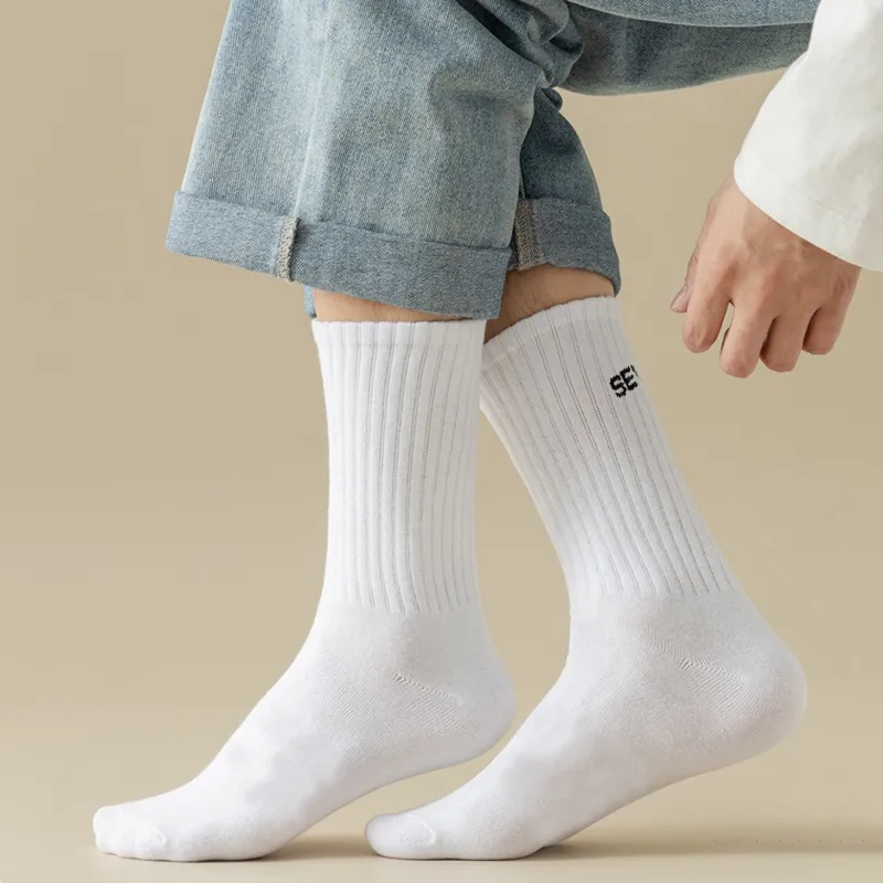 7 SEVFUN Mid Calf Socks Unisex 3 Pack-13