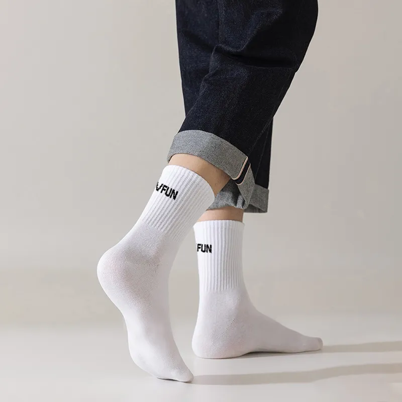 7 SEVFUN Mid Calf Socks Unisex Combo Set-4