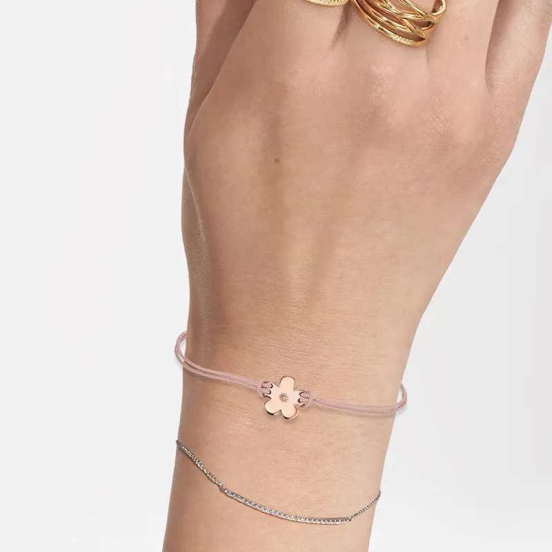 Diamanti Per Tutti 925 Silver Plated With Rose Gold Bracelets Women's-1
