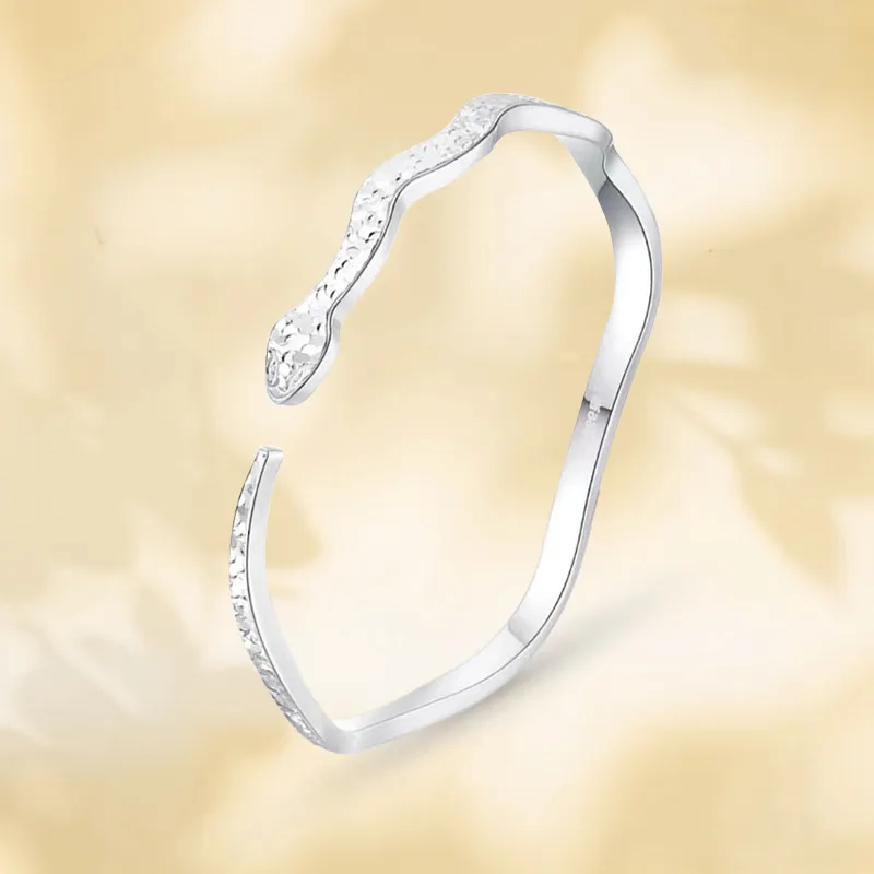 ZHONGYINYIJIN S999 Fine Silver Bangles Unisex-1