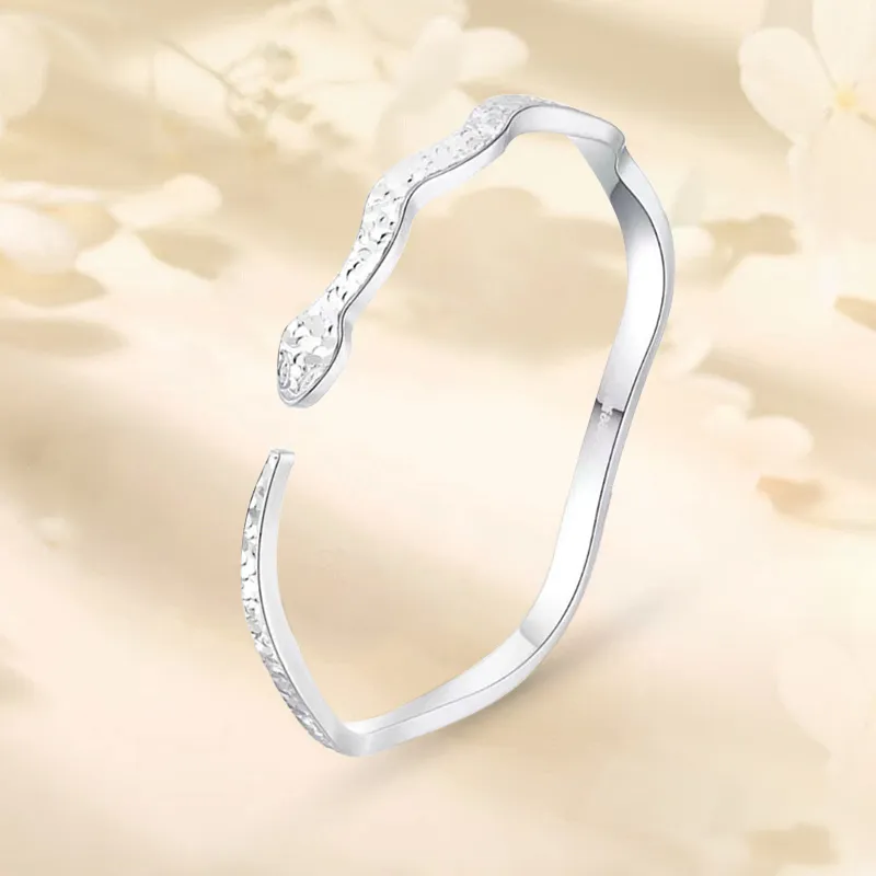 ZHONGYINYIJIN S999 Fine Silver Bangles Unisex-2