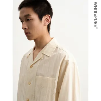 WHITT EPURE Cuban Collar Shirt Men's