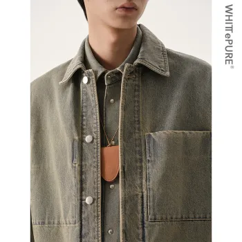 WHITT EPURE Jackets Coats Men's Light Blue