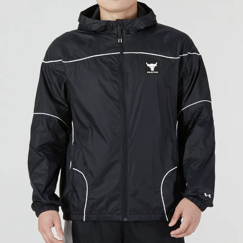 Under Armour Johnson Pjt Rck Brahma Jkt Jackets Coats Unisex Black Comes With Necklace-3