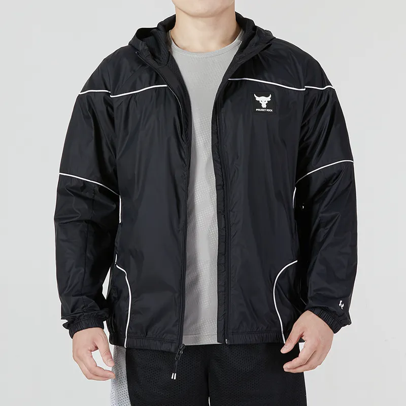 Under Armour Johnson Pjt Rck Brahma Jkt Jackets Coats Unisex Black Comes With Necklace-6