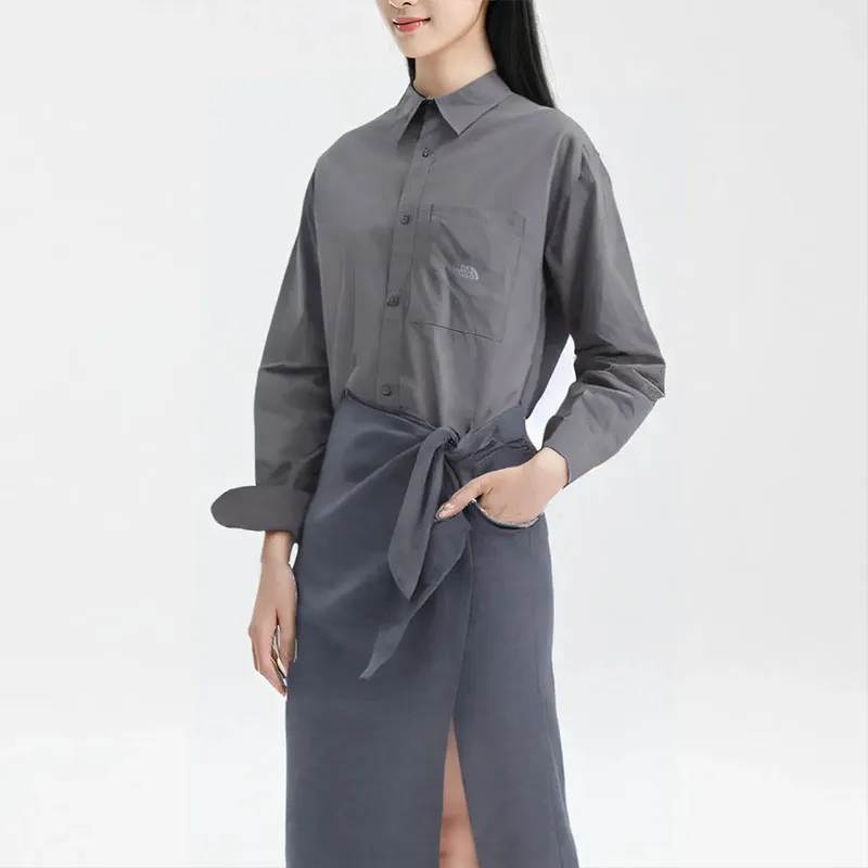 THE NORTH FACE Shirt Unisex Dark Gray-4