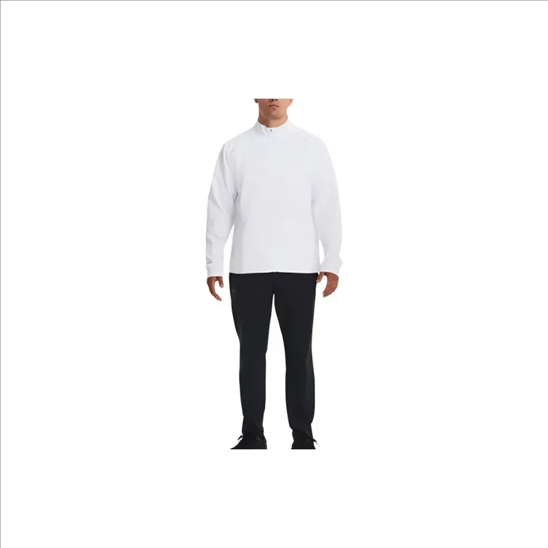 Under Armour Jacket Men's White Comes With Necklace-3