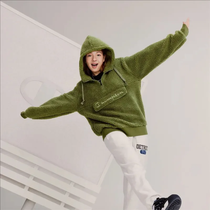 Champion Rochester Sweatshirt Unisex Olive Green-3