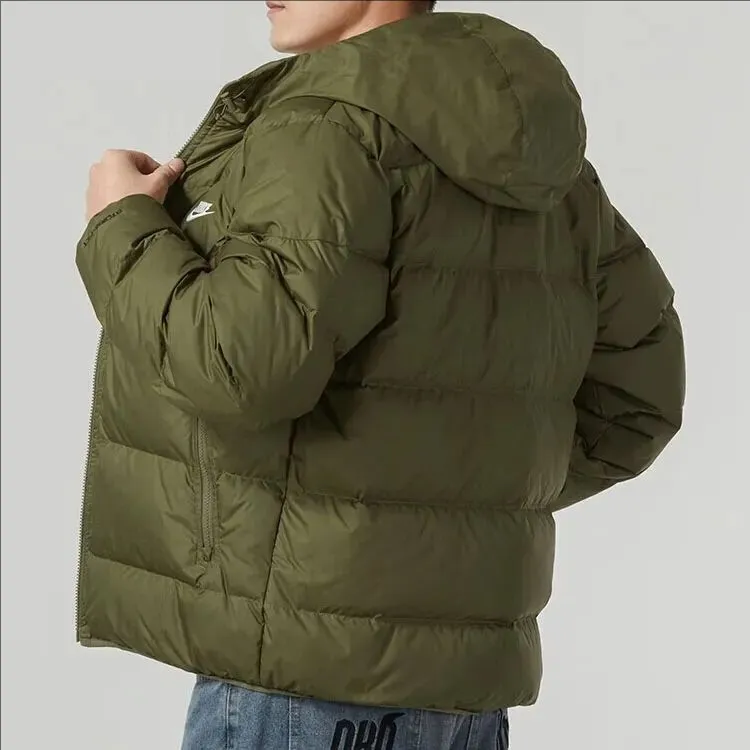 Nike Down Jacket Men's Green Includes Shopping Bag-4