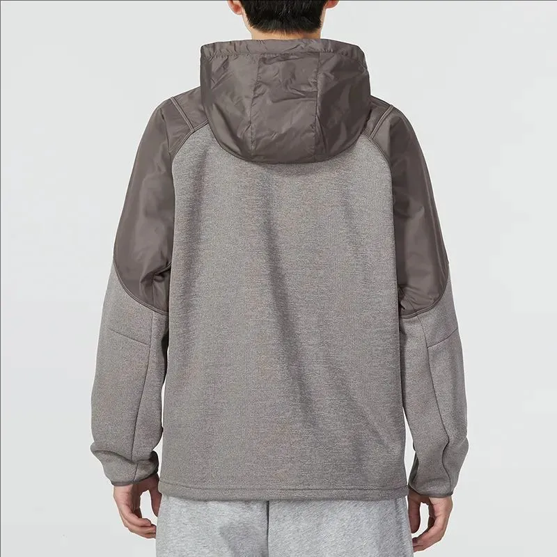 Under Armour EssentialSwacket Jackets Coats Men's Gray Comes With Necklace-3