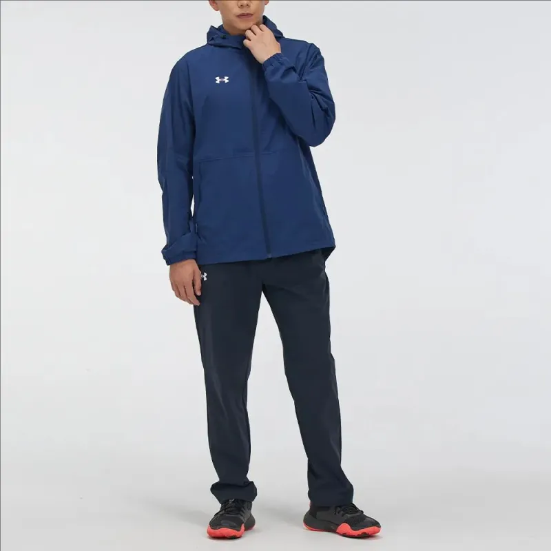 Under Armour Jackets Coats Men's Collegiate Blue Includes Necklace-3