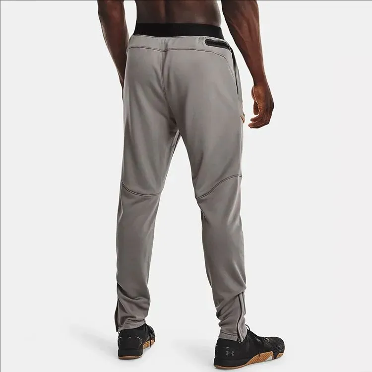Under Armour Casual Pants Men's Deep Wolf Gray Comes With Necklace-2