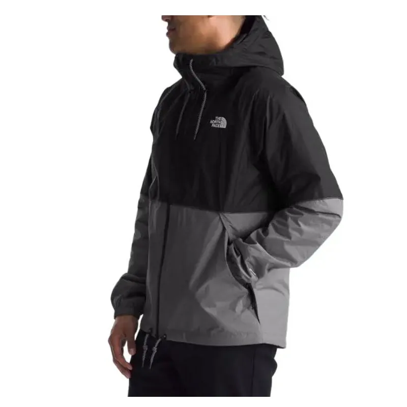 THE NORTH FACE Outdoor Hiking Windproof And Breathable Windbreaker Jacket Men's Black Gray-2