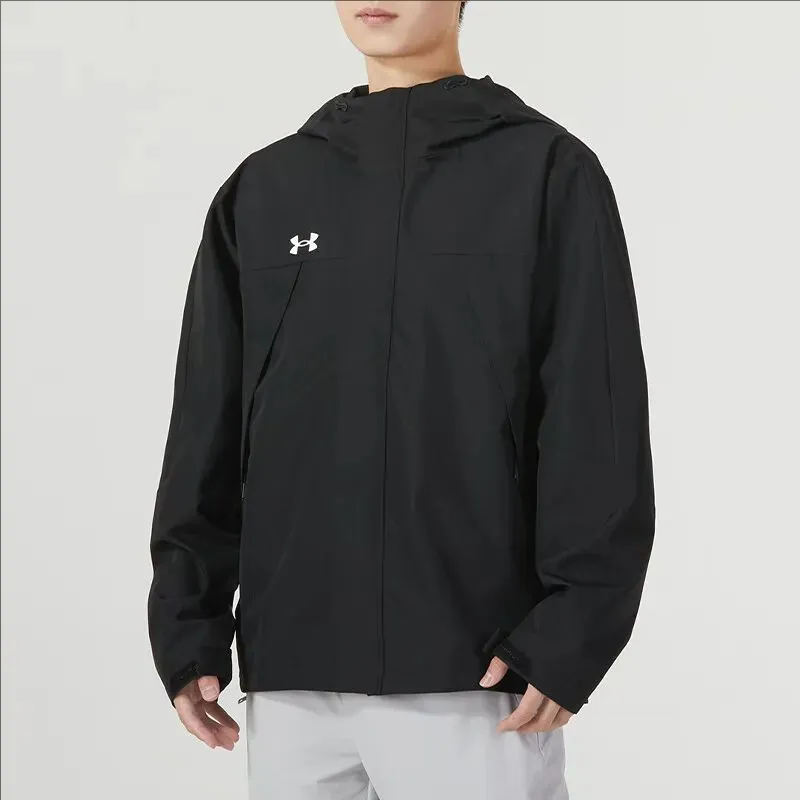 Under Armour Jackets Coats Men's Black Comes With Necklace-4