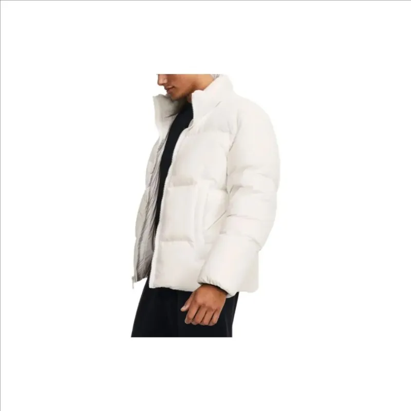 Under Armour Down Jacket Unisex White Comes With Necklace-3