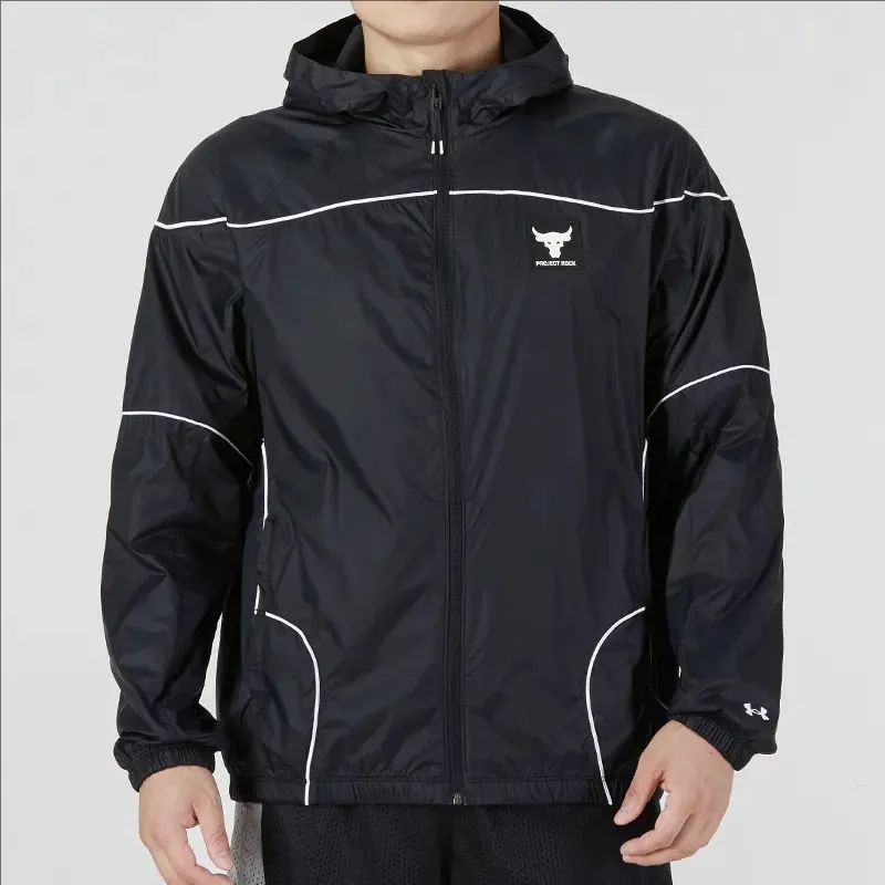 Under Armour Johnson Pjt Rck Brahma Jkt Jacket Men's Black Comes With Necklace-3