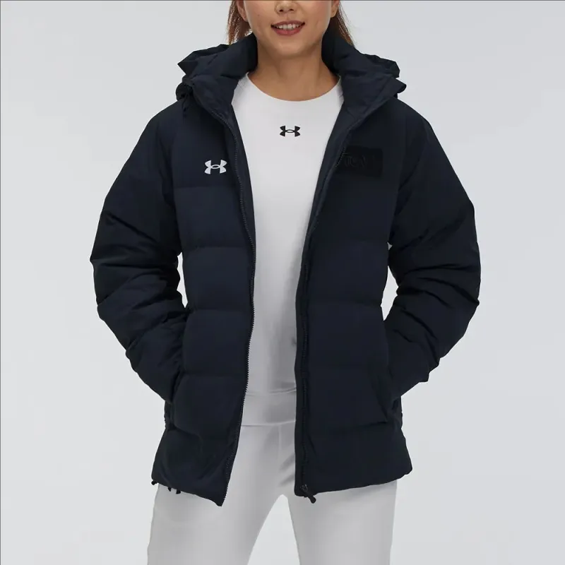 MLB Down Jacket Unisex Black Comes With Necklace-3
