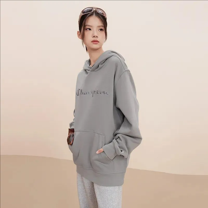 Champion Script Shop Sweatshirt Unisex Dark Gray-4