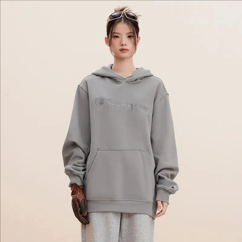 Champion Script Shop Sweatshirt Unisex Dark Gray-3