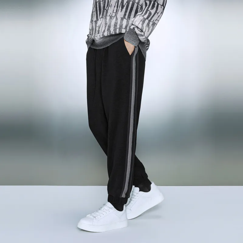GXG Casual Pants Men Black-4