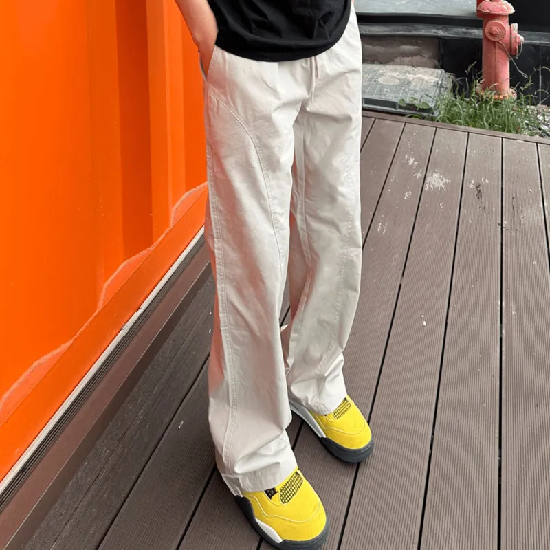 FKFT Casual Pants Unisex Ecru-3
