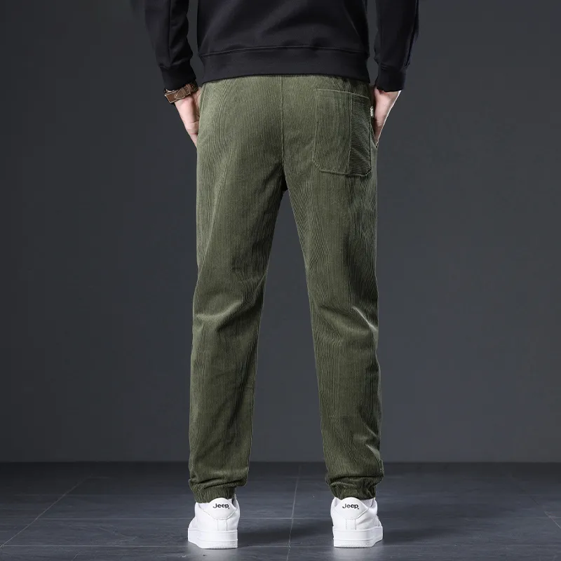 Jeep FW25 Casual Pants Men's Black-5