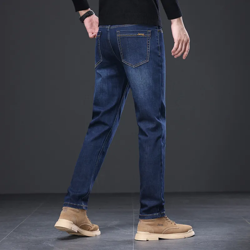 Jeep FW25 Jeans Men's Black Blue-6
