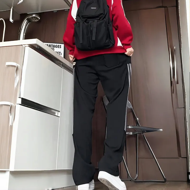 GWAF Knitted Sports Pants Unisex Black-6