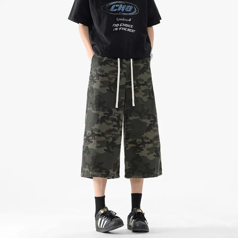 GWAF Denim Shorts Unisex Camouflage-1