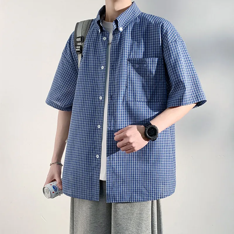 GWAF Shirts Unisex Blue Plaid-2