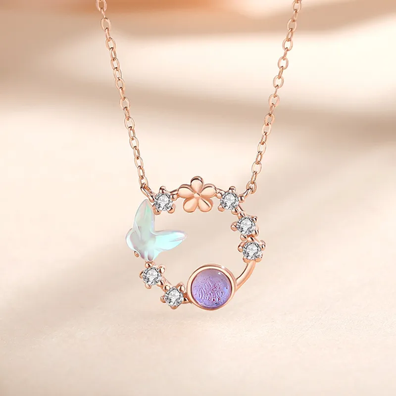 KEMLAIDA S925 Silver Women's Necklace Women's-4