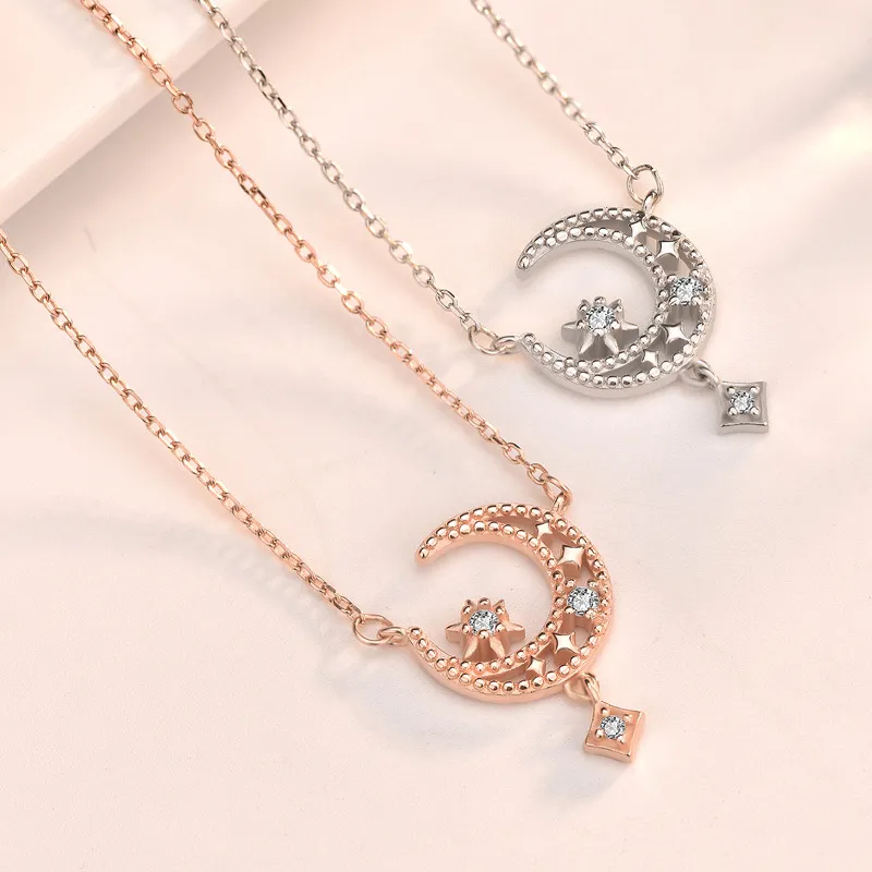 KEMLAIDA 925 Sterling Silver Necklaces Women's-4