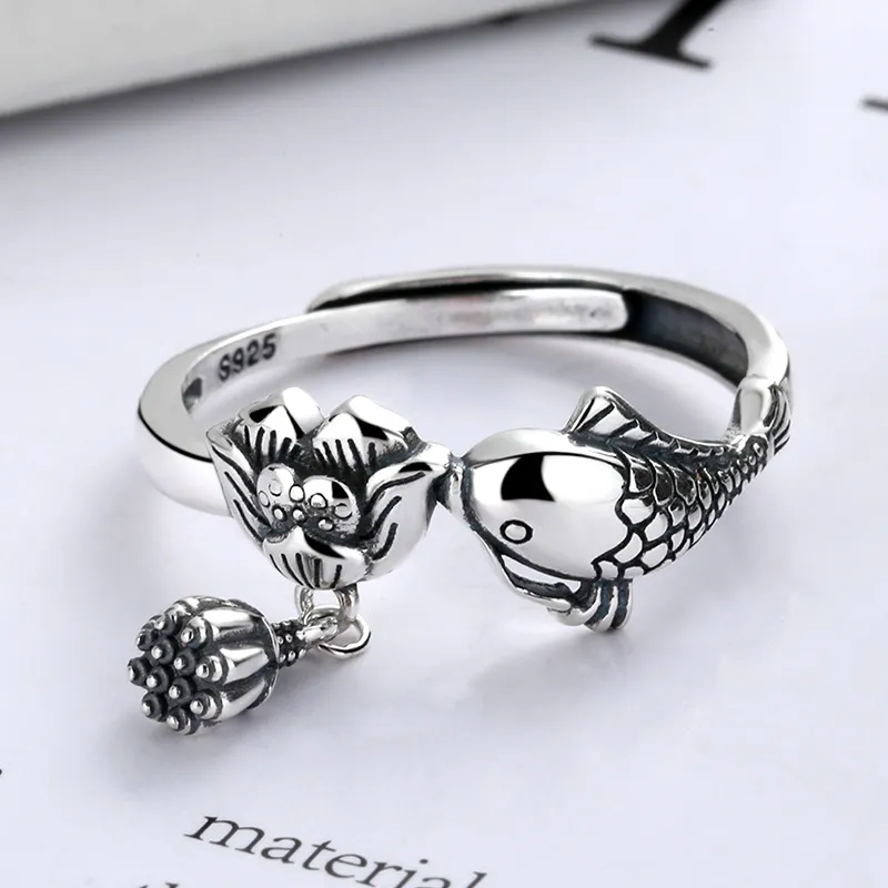 KEMLAIDA S925 Silver Rings Women's-2