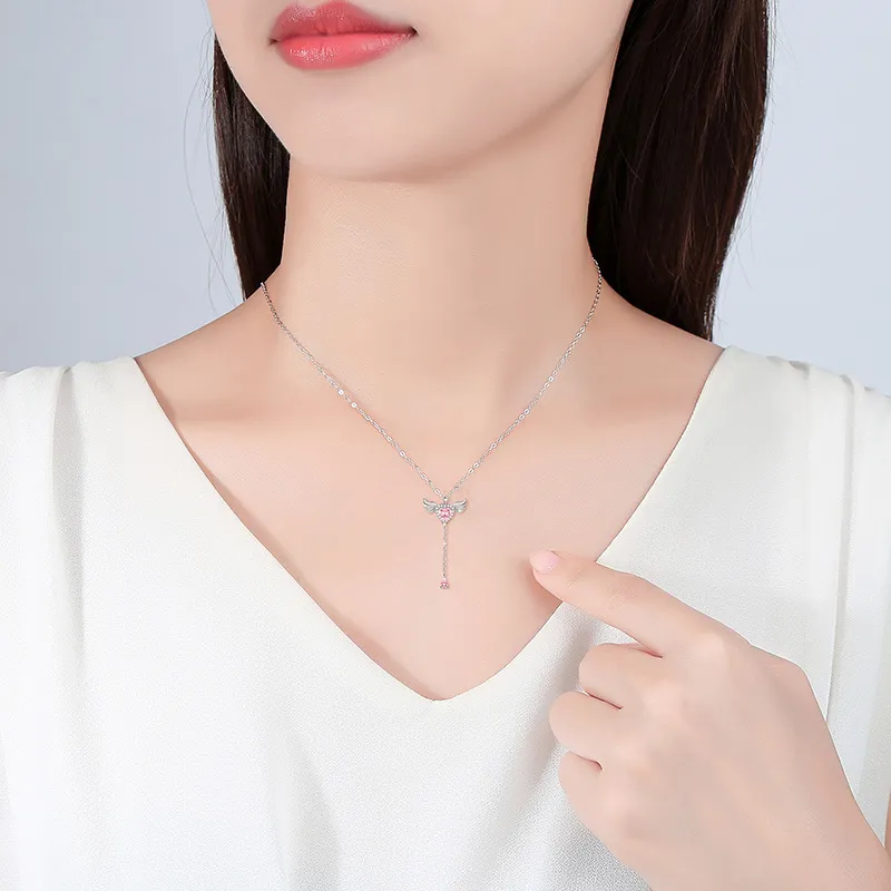 KEMLAIDA 925 Sterling Silver Necklaces Women's-2