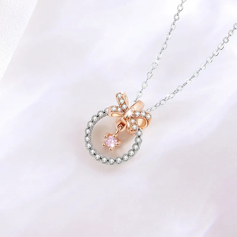 KEMLAIDA 925 Sterling Silver Necklaces Women's-4